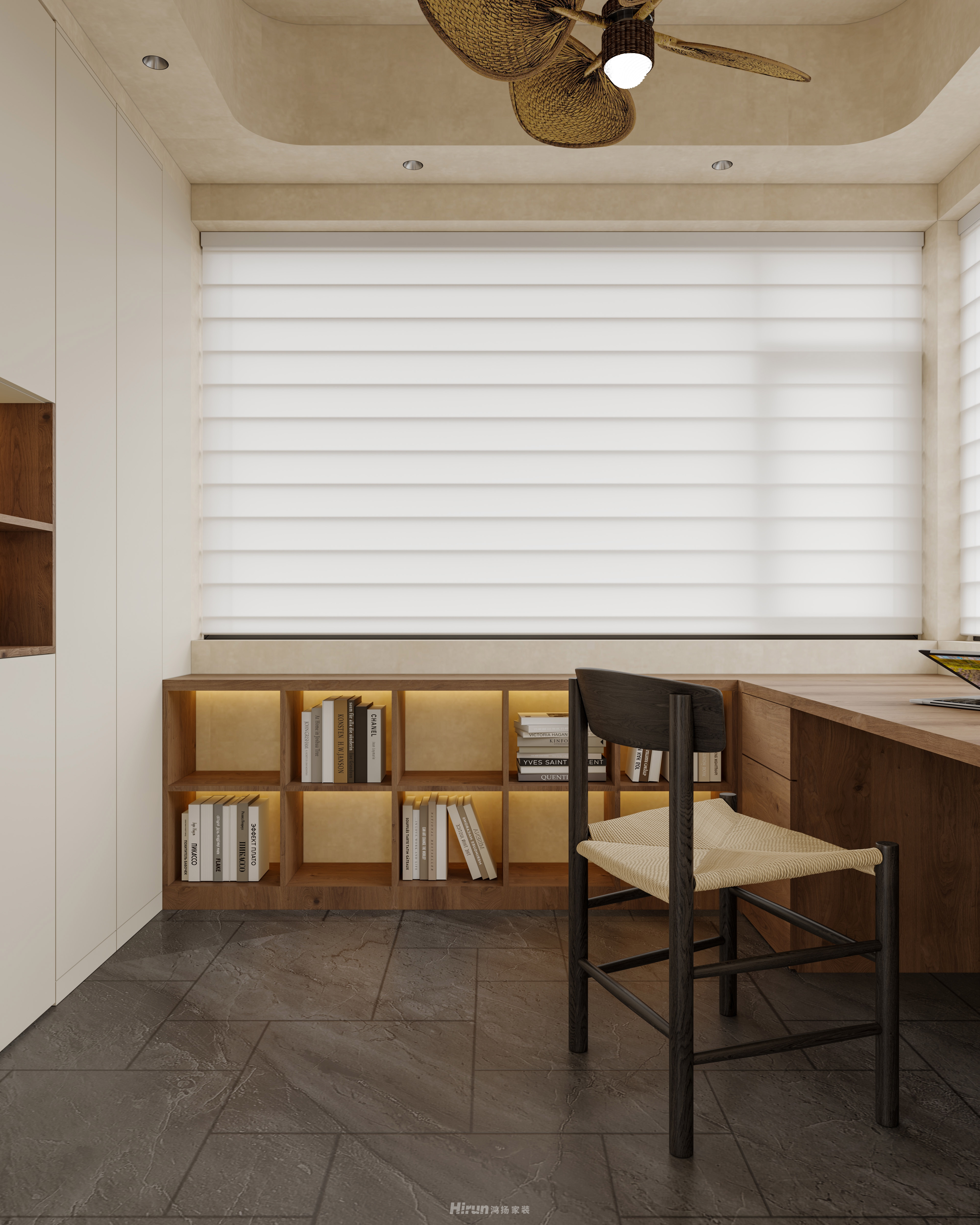 三一云湖上疊280㎡工業(yè)再造疊墅 裝修案例效果圖-13