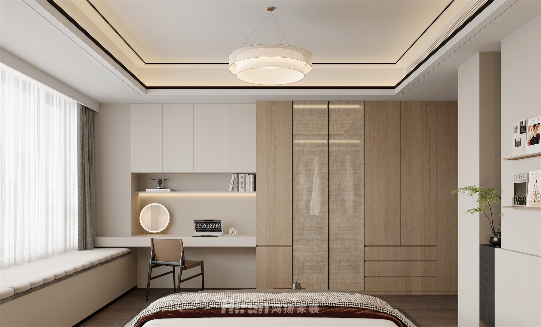 建發養云220㎡意境東方大平層 裝修案例效果圖-3