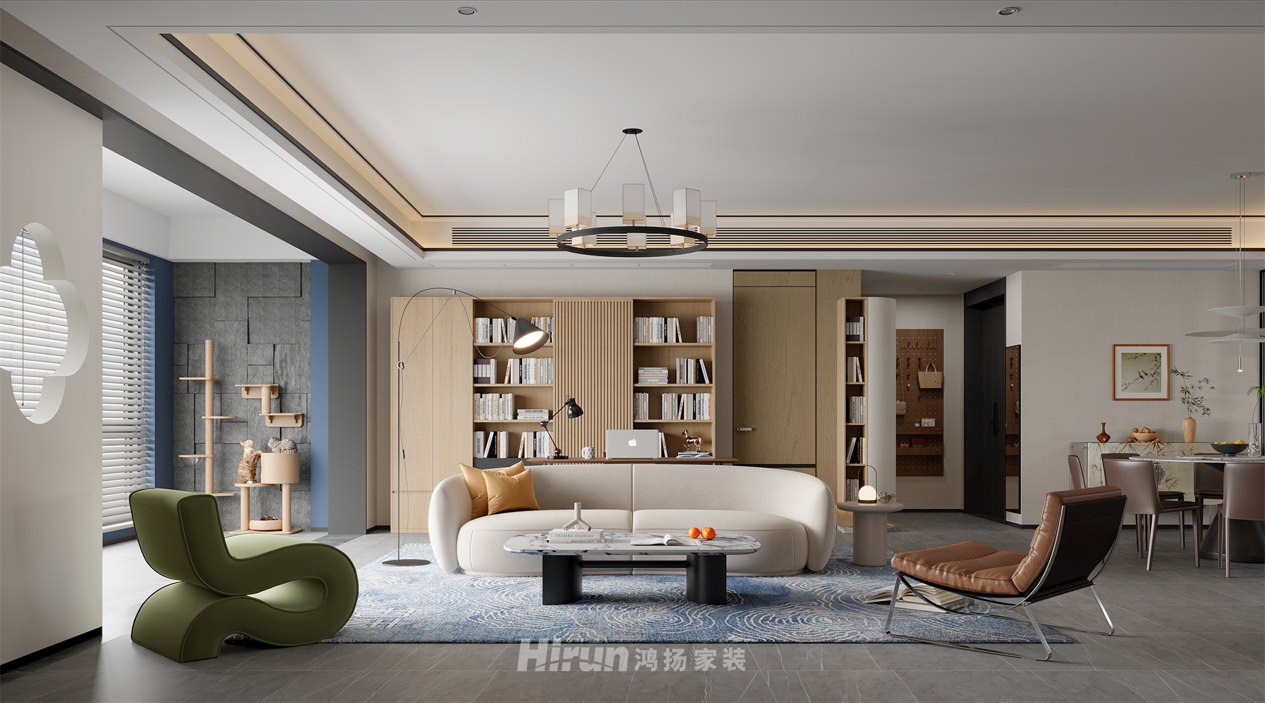 建發養云220㎡意境東方大平層 裝修案例效果圖-9