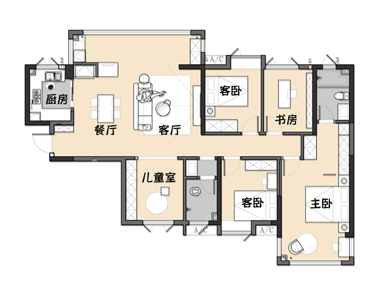 還在糾結怎么裝修?趕緊來看看鴻揚家裝這套北歐風吧