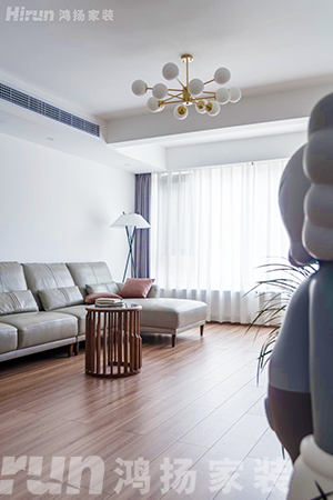 156㎡北歐風四居室，LDK格局，原木地板通鋪，全屋簡單清爽，愛了！