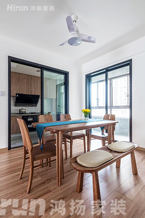 156㎡北歐風四居室，LDK格局，原木地板通鋪，全屋簡單清爽，愛了！