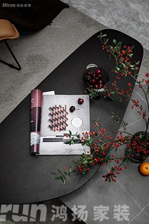 鴻揚家裝130m2雅致灰調三居室實景案例，簡單純粹，優雅沉靜