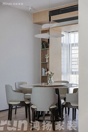 168㎡北歐風裝修，原木定制高顏值，客廳開放式格局超贊??！