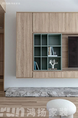 168㎡北歐風裝修，原木定制高顏值，客廳開放式格局超贊！！