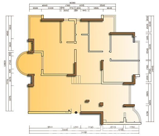 188㎡幾何韻律，時下最潮的幾何元素，家居“凹造型”還得靠它！